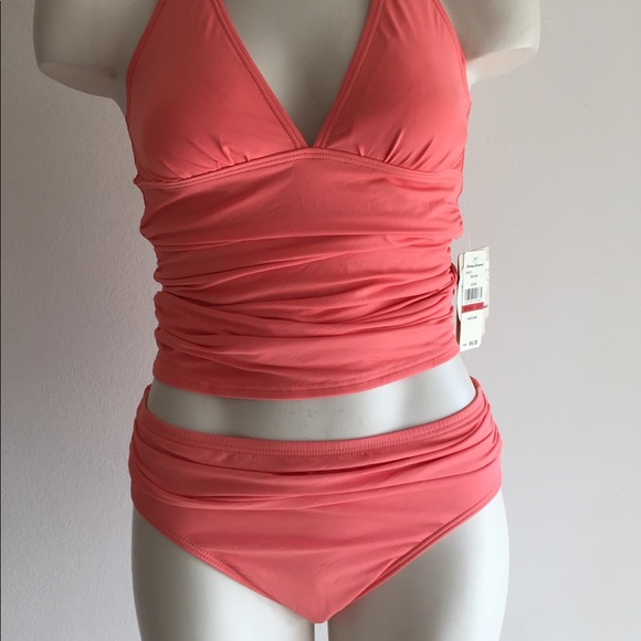 New Tommy Bahama swimsuit XS NWT $150 Peach - Picture 5 of 5